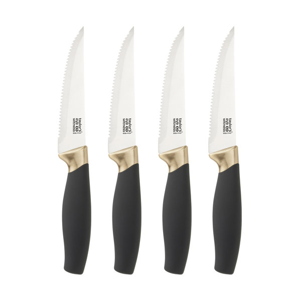 David Shaw Silverware Brooklyn 4 Piece Steak Knife Set & Reviews